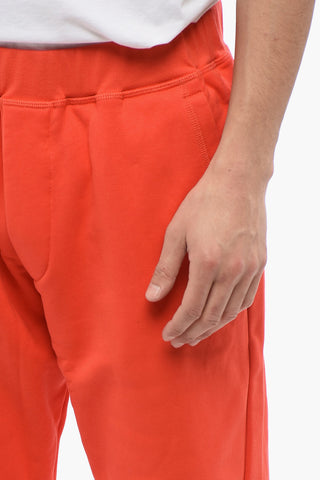 ICON Solid-Color Joggers with Contrast Print