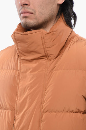 Sleeveless Puffer with Logo Velcro