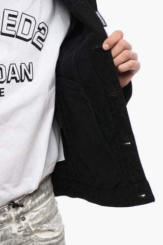 ICON Denim Jacket with Rear Print