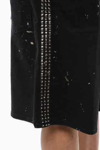 Studded Paint Effect SURFER Shorts