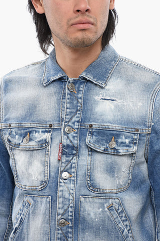 ICON Distressed Denim Jacket