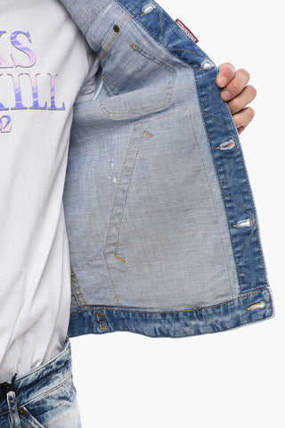 ICON Distressed Denim Jacket