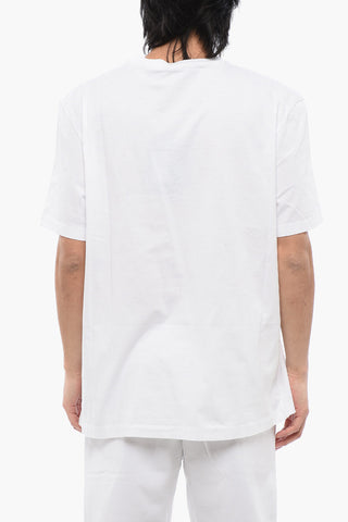 Regular Fit SANTA DEN T-Shirt with Embossed Logo