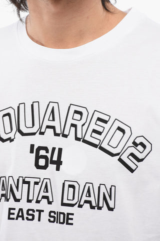 Regular Fit SANTA DEN T-Shirt with Embossed Logo