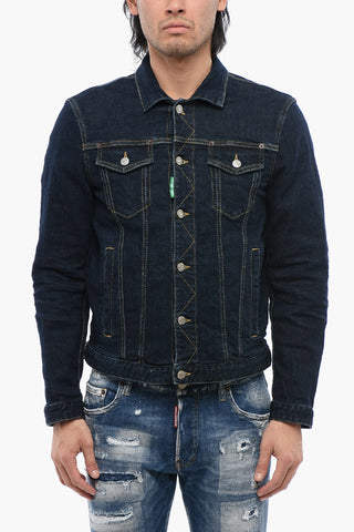 ONE LIFE ONE PLANET Embroidered Denim Jacket