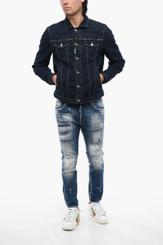 ONE LIFE ONE PLANET Embroidered Denim Jacket
