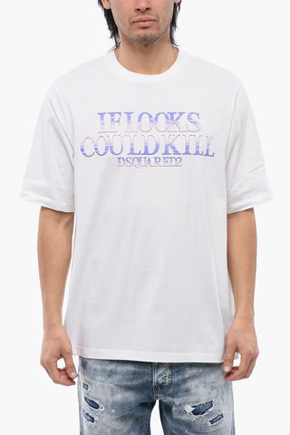 T-shirt Skater Fit COULD KILL Stampata