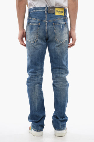 Slim Fit Jeans ROADIE Embroidered with Distressed Effect