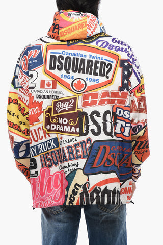 Logomania Windbreaker with Hood