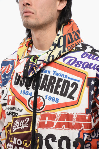 Logomania Windbreaker with Hood