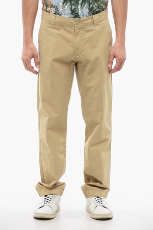 Pantaloni Chino A Vita Alta