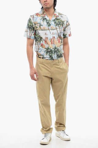 High-Rise Chino Pants