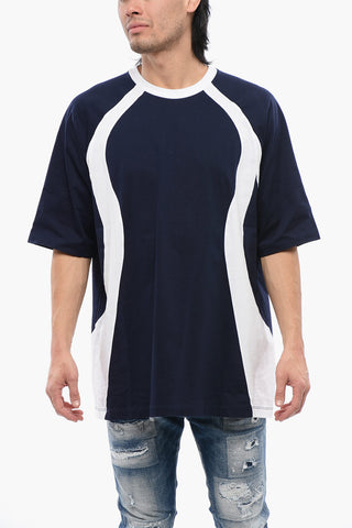 T-shirt Con Bande A Contrasto