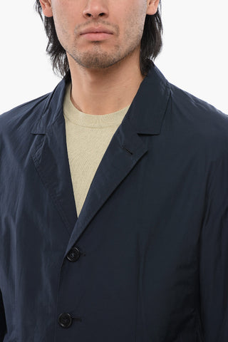 Blazer Monopetto Con Tasche A Toppa