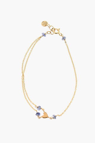 Golden Effect Bracelet with Beads