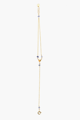 Golden Effect Bracelet with Beads