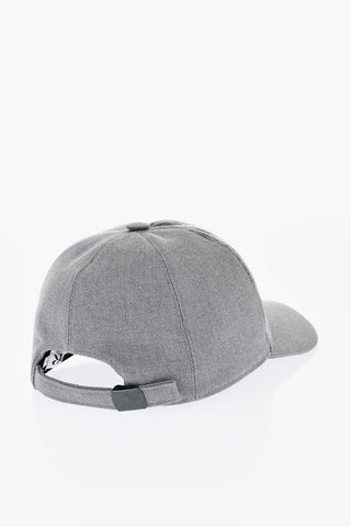 Solid Color Cap with Dior Oblique Motif