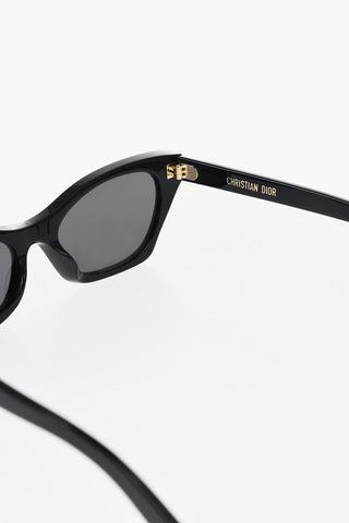 Solid Color DIOR MIDNIGHT B1I Cat-Eye Sunglasses