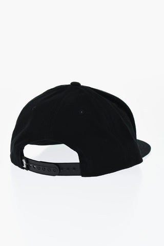 Cappello da Baseball in Twill di Cotone con Logo in Rilievo
