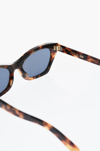 Tortoiseshell DIOR MIDNIGHT B1I Sunglasses with Coloured Lenses