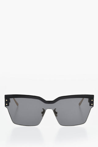 Solid Color DIORCLUB M4U Sunglasses with Golden Details