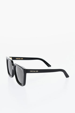 Solid Color DiorMidnight S1I Sunglasses with Squared Frame