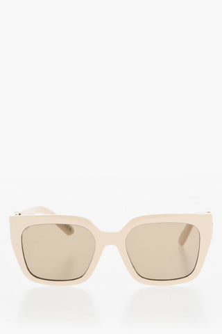 Squared 30 MONTAIGNE S8U Sunglasses with Golden Metal CD Logo