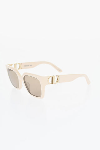Squared 30 MONTAIGNE S8U Sunglasses with Golden Metal CD Logo
