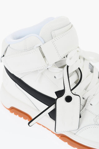 Leather OUT OF OFFICE HIgh-Top Sneakers