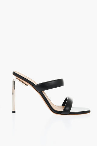 Leather ALLEN Sandals With Heel 11 cm