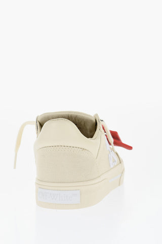 Canvas VULCANIZED Low-Top Sneakers With Embroidered Logo