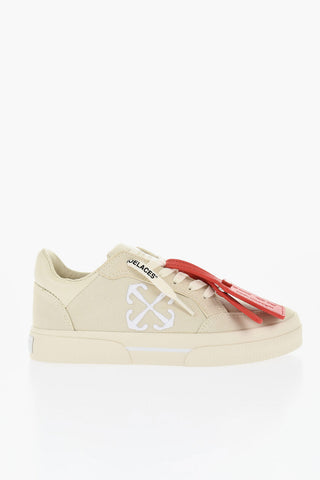 Canvas VULCANIZED Low-Top Sneakers With Embroidered Logo