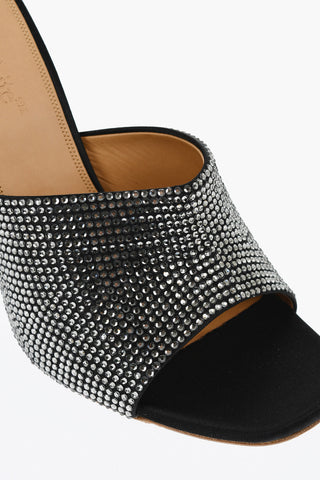 Sabot Open-Toe ALLEN Con Strass Tacco 10 cm