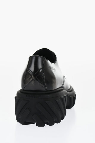 Brushed Leather EXPLORATION Derby With Chunky Sole