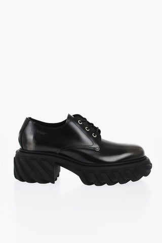 Brushed Leather EXPLORATION Derby With Chunky Sole