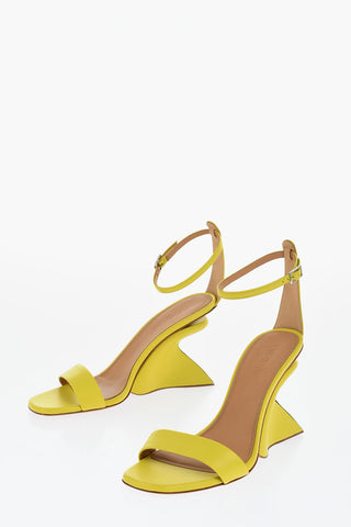 Leather JUG Sandals Wedge 9 cm
