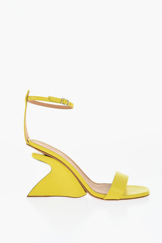 Leather JUG Sandals Wedge 9 cm