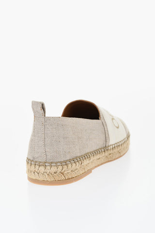 Linen BOOKISH Slip-On Espadrillas
