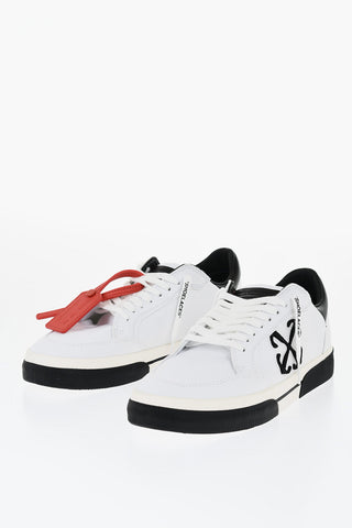 Canvas VULCANIZED Low-Top Sneakers With Embroidered Logo