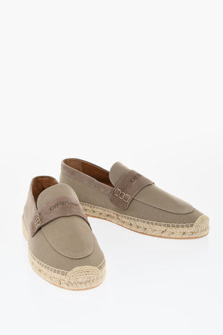 Slip-On Espadrillas With Suede Detail