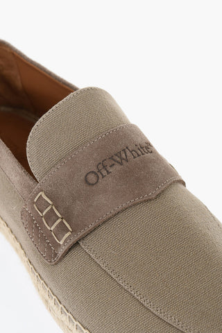 Slip-On Espadrillas With Suede Detail
