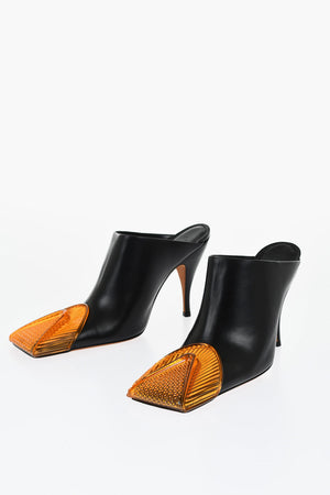 Sabot In Pelle LUNAR Con Dettaglio Statement Tacco 11 cm