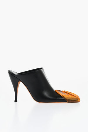 Sabot In Pelle LUNAR Con Dettaglio Statement Tacco 11 cm