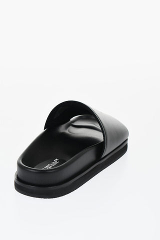 Leather CLOUD OFF STAMP Slides