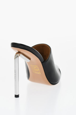 Letaher ALLEN Pointed Mules Heel 10 cm