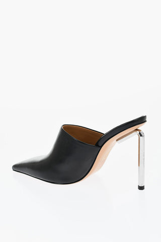Letaher ALLEN Pointed Mules Heel 10 cm