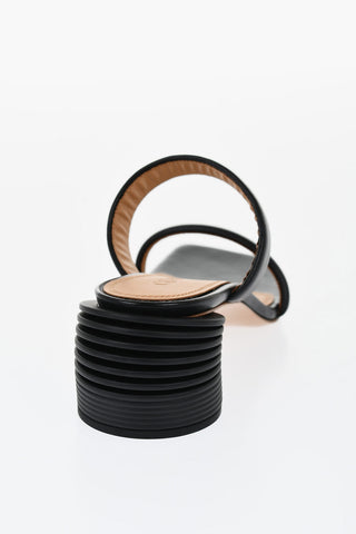 Sandali In Pelle SPRING Tacco Statement 6 cm