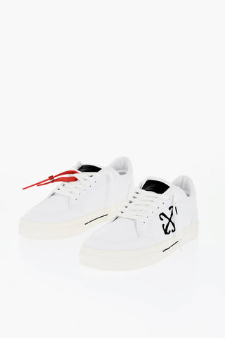 Canvas VULCANIZED Low-Top Sneakers With Embroidered Logo
