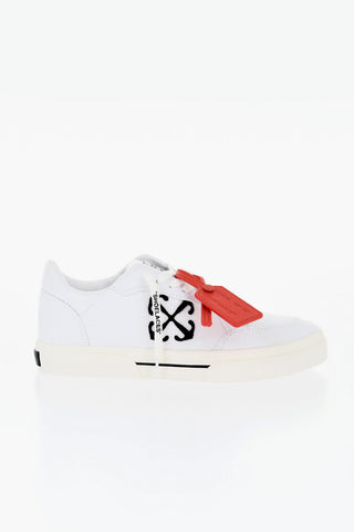 Canvas VULCANIZED Low-Top Sneakers With Embroidered Logo