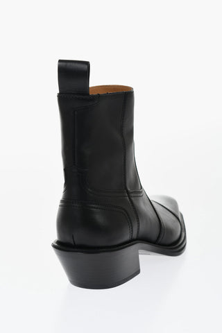 Stivaletti Cropped COWBOY In Pelle